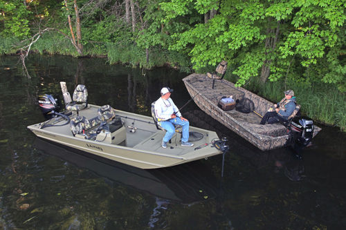 Jon boat fuoribordo - 1760 PREDATOR - Lund - da pesca sportiva / in alluminio / max. 5 persone
