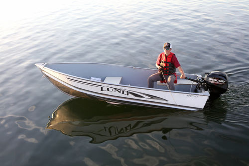 Lancia fuoribordo - WC-12 - Lund - da pesca sportiva / in alluminio / max. 3 persone