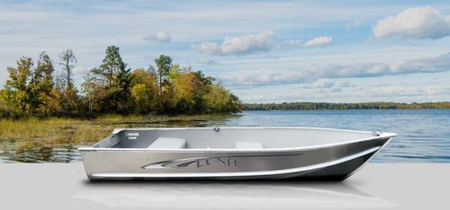 Lancia fuoribordo - A-14 - Lund - da pesca sportiva / in alluminio / max. 3 persone