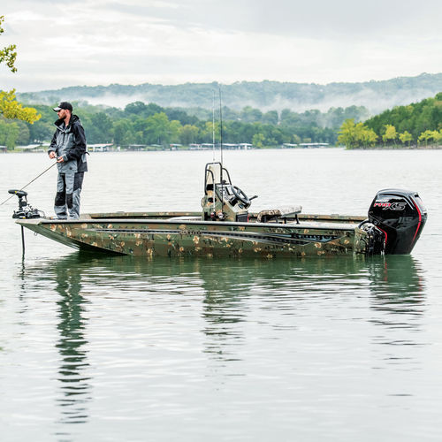 Bass boat fuoribordo - RB190 - Ranger Boats - open / con console centrale / da pesca sportiva