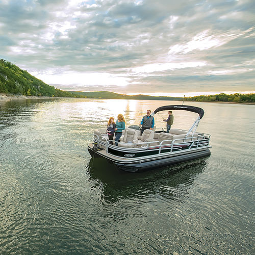 Pontoon boat fuoribordo - 223FC - Ranger Boats - open / con console laterale / da pesca sportiva