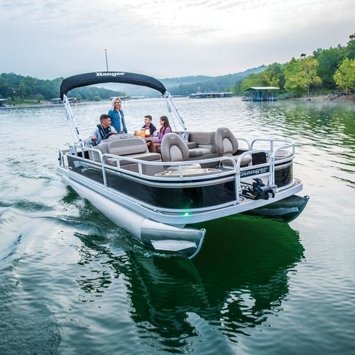 Pontoon boat fuoribordo - 200F - Ranger Boats - open / con console laterale / da pesca