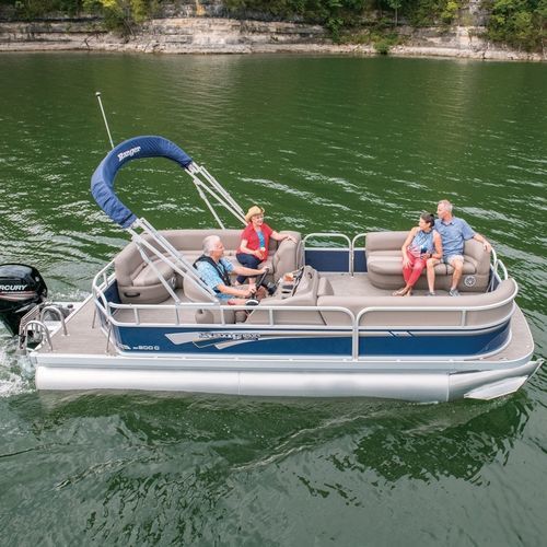 Pontoon boat fuoribordo - 200C - Ranger Boats - open / con console laterale / da pesca