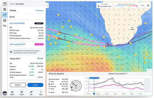 Software di navigazione - Wayfinder - Sofar Ocean - di gestione / di meteorologia / per nave