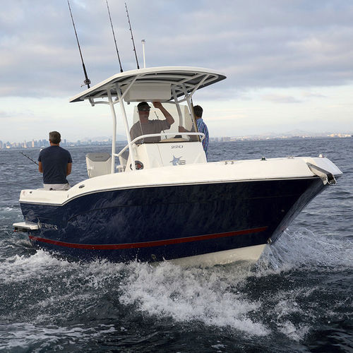 Walkaround fuoribordo - 22O CC - Striper Boats - da pesca sportiva / max. 8 persone / con T-top