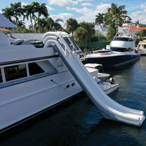 Gioco acquatico scivolo - Yacht Slide 550cm - AquaBanas - per yacht / gonfiabile
