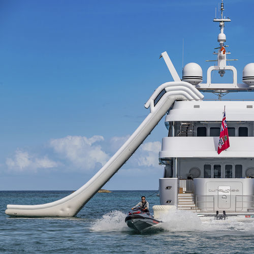 Gioco acquatico scivolo - Yacht Slide 750cm - AquaBanas - per yacht / gonfiabile