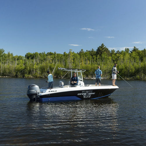 Barca open fuoribordo - 202 FISHERMAN  - Wellcraft - con console centrale / rapida / da pesca sportiva