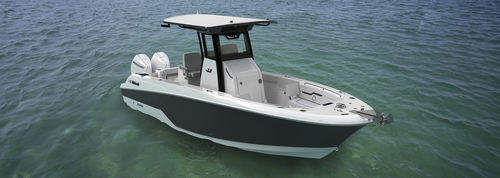 Barca open fuoribordo - 263 Fisherman - Wellcraft - bimotore / con console centrale / per la pesca