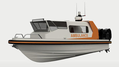 Barca professionale nave di ricerca e salvataggio - MERCY 8.5 - Arma Craft - barca per trasporto equipaggio / motobarcapompa / idroambulanza