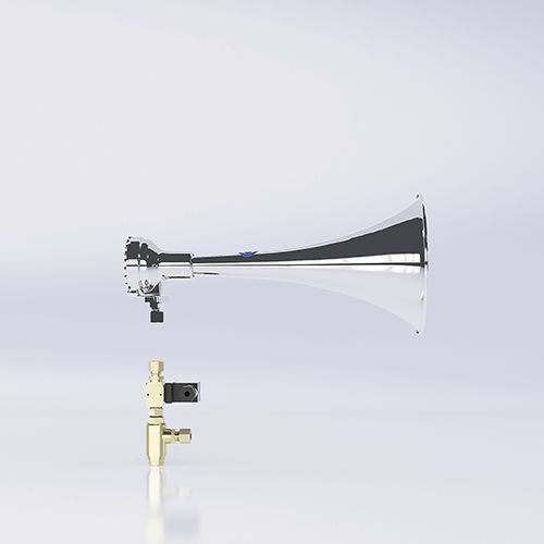 Tromba pneumatica - Makrofon YM75F/370 HVEF - ZÖLLNER Signal GmbH - per navi > 20 m e < 75 m / IP56