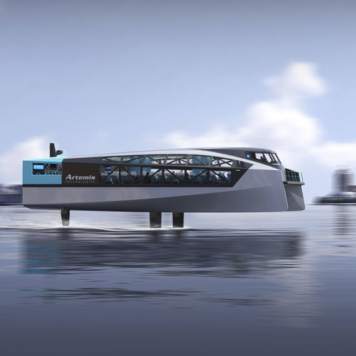 Barca professionale barca per trasporto passeggeri - EF-24 - Artemis Technologies - catamarano / diesel / con scafo rigido