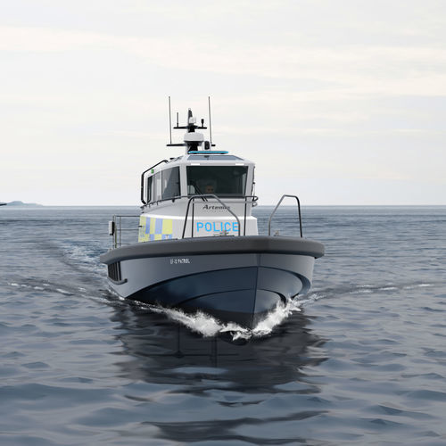 Barca professionale patrol boat - EF-12 - Artemis Technologies - elettrica / con scafo rigido / con foil