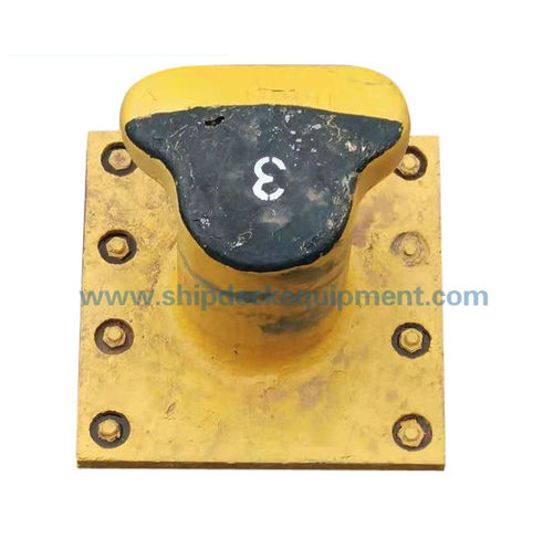 Bitta per nave - Square Base - Zhongyuan Ship Machinery Manufacture (Group) Co., - per terminale portuario / singola / in ghisa di acciaio