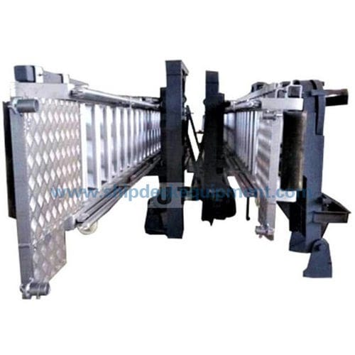 Passerella per nave - ISO 5488 - Zhongyuan Ship Machinery Manufacture (Group) Co., - a motore / in alluminio / con corrimano