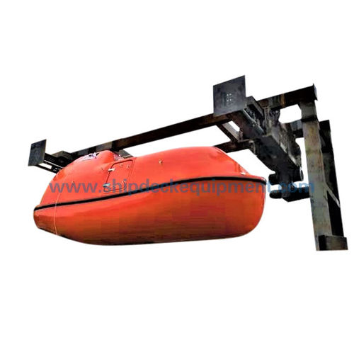 Gruetta per scialuppe di salvataggio - JYSG140 - Zhongyuan Ship Machinery Manufacture (Group) Co., - idraulica / da soffitto
