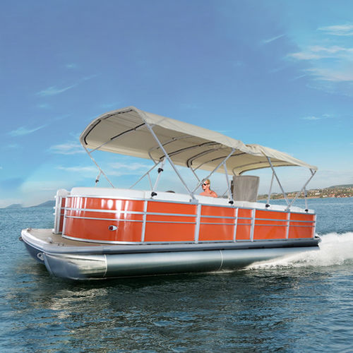 Pontoon boat fuoribordo - series-22ft - Kinocean® Boat - bimotore / sportivo / da pesca