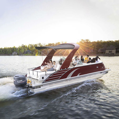 Pontoon boat fuoribordo - series-27ft - Kinocean® Boat - tri-tube / sportivo / da crociera