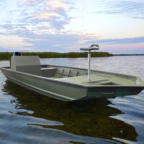 Bay boat fuoribordo - aluminum boat - Kinocean® Boat - open / con prendisole