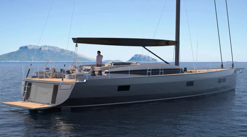 Sailing-yacht da crociera - CNB 78 - CNB Yachts Builders - con 3 cabine / con poppa aperta / con bompresso