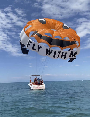 Paracadute ascensionale su misura - RP42 FT Earth - Risus Parasails - per vento forte / per lancio da barca / per lancio da spiaggia
