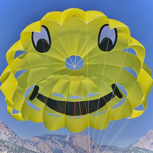 Paracadute ascensionale su misura - RP34 FT GALAXY - Risus Parasails - per vento forte / per lancio da barca / per lancio da spiaggia