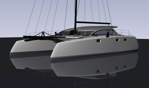 Catamarano - Raku 44 - Nautisch Centrum Delfzijl - da crociera / con 2 cabine / a doppio timone