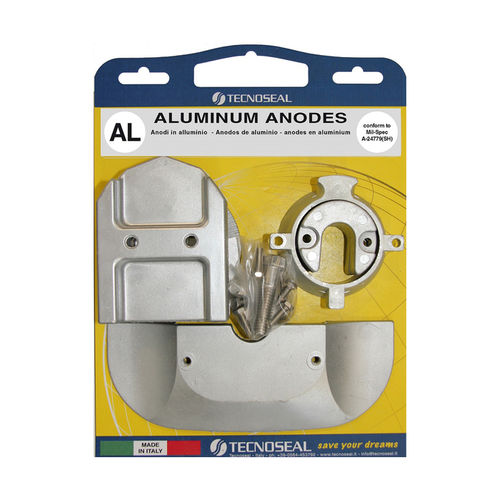 Anodo sacrificale per barca - KITALPHAONE/ AL - Tecnoseal Foundry S.r.l. - in zinco / in alluminio / in magnesio