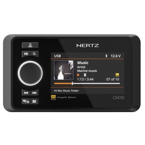 Lettore audio marino AM - CAPRI - Hertz Marine/Audison Marine - FM / USB / connesso