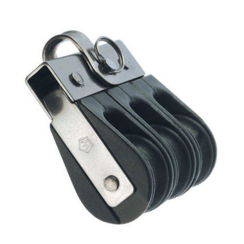 Bozzello triplo - 60313 - Wichard - a piede d'albero / con attacco fisso / con cuscinetti lisci
