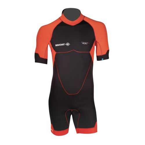 Muta neoprene da immersione - ATOLL BZ - Beuchat - monopezzo / shorty / a maniche corte