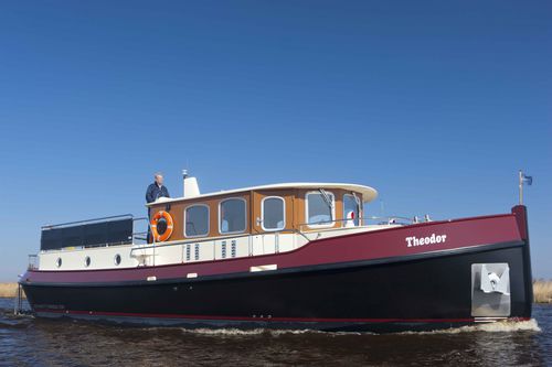 Trawler entrobordo - Vintage - Aquanaut - con cabina di pilotaggio / fluviale