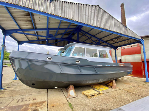 Trawler diesel - JANTAR - BARKMET BOATS - in acciaio / max. 8 persone / con 1 cabina