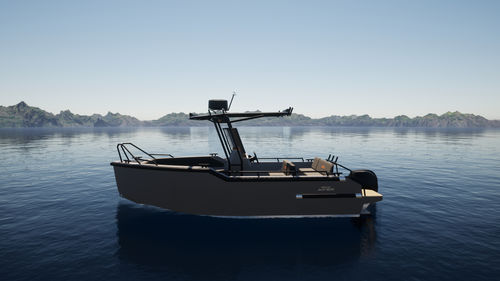 Barca open fuoribordo - Apex 620 - BARKMET BOATS - diesel / elettrica / con console centrale