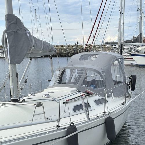 Capote di tuga per barca a vela - Albin Nova - KAPELL ANNAT - di barca / per cabina di pilotaggio / grigia