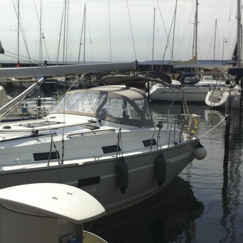 Capote di tuga per barca a vela - Bavaria 36 - KAPELL ANNAT - per cabina di pilotaggio / con struttura in acciaio inossidabile / grigia