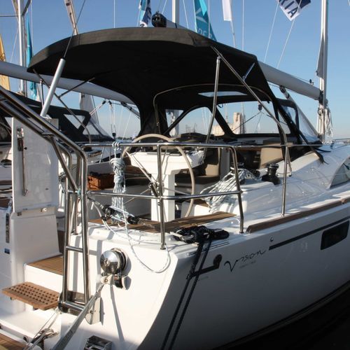 Capote di tuga per barca a vela - Bavaria 42 Vision - KAPELL ANNAT - per cabina di pilotaggio / con struttura in acciaio inossidabile / nera