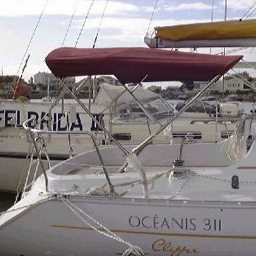 Tendalino parasole per barca - Oceanis 311 - KAPELL ANNAT - per cabina di pilotaggio / rosso