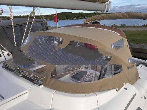 Capote di tuga per barca a vela - 388  - KAPELL ANNAT - per cabina di pilotaggio / con struttura in acciaio inossidabile / marrone