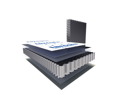 Pannello sandwich per parete divisoria - larcore® - Alucoil SAU - per soffitto di barca / di sicurezza antincendio / per pavimento