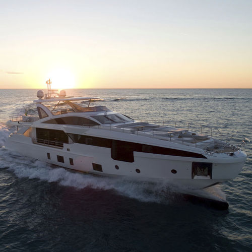 Super-yacht da crociera - GRANDE 32M - Azimut - con fly / con 5 cabine / con 10 cuccette