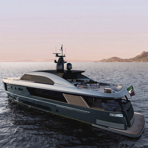 Motor-yacht da crociera - MAGELLANO 30M - Azimut - hard-top / V-drive / con 5 cabine