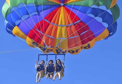 Paracadute ascensionale su misura - X AIR 40 - Hovel Parasail - per vento forte / per lancio da barca / per lancio da spiaggia