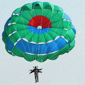 Paracadute ascensionale su misura - ORIBA TANDEM 34 - Hovel Parasail - per vento forte / per lancio da barca / per lancio da spiaggia