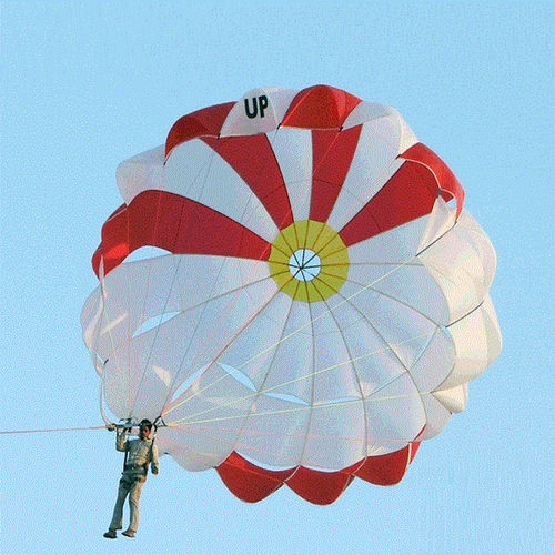 Paracadute ascensionale su misura - MERAJ TANDEM 32 - Hovel Parasail - per vento forte / per lancio da barca / per lancio da spiaggia
