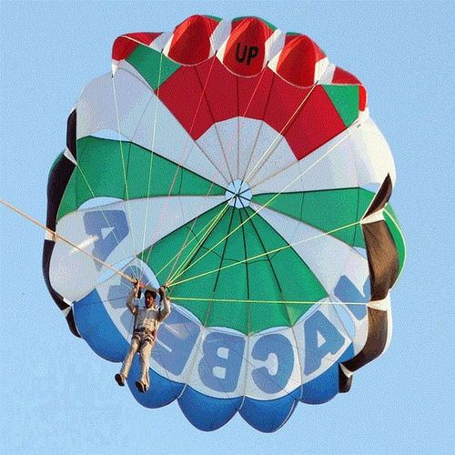 Paracadute ascensionale su misura - SUPER JUMBO 30 - Hovel Parasail - per vento forte / per lancio da barca / per lancio da spiaggia