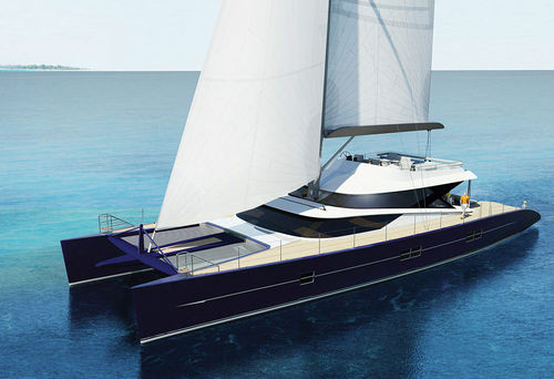 Sailing-superyacht di lusso catamarano - BLUE COAST 101 - Catamaris - da crociera d'altura / tradizionale / con 6 cabine