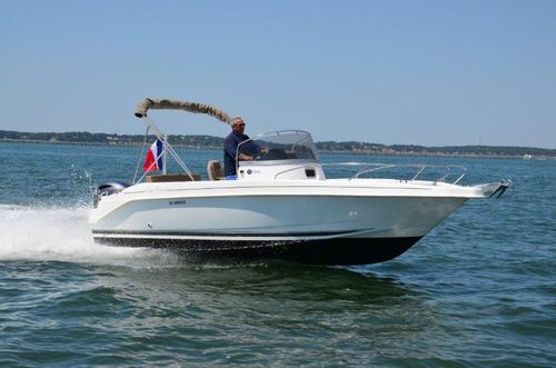 Barca open fuoribordo - Cap-Ferret 702 - B2 marine - con console centrale / max. 6 persone / max. 9 persone