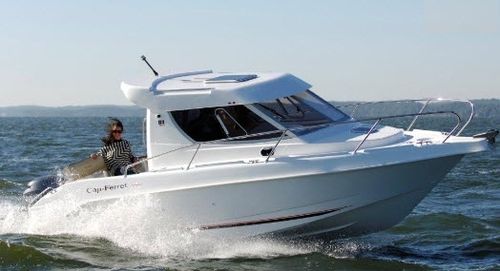 Cabin-cruiser fuoribordo - 722 T - B2 marine - hard-top / con cabina di pilotaggio / da pesca sportiva