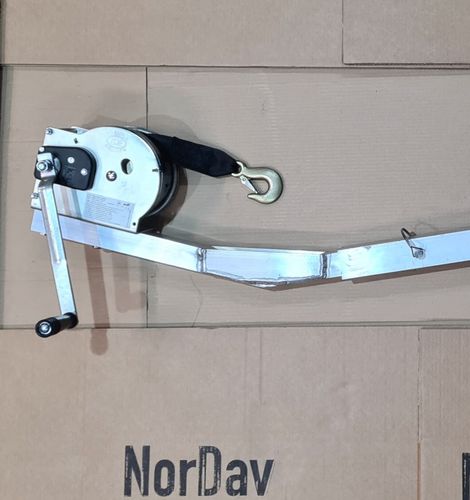 Gruetta per barca - HD-Telescope - NORDAV - NORWEGIAN SWIVEL DAVIT SYSTEM - manuale / in acciaio inox / in alluminio